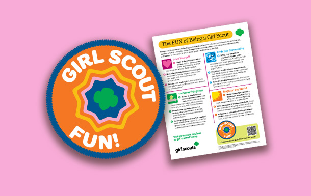 Try out Girl Scouts <br>before joining!  